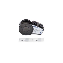 Лента для принтера этикеток Brady M21-11-499, вырубные, 19.05×12.7 mm, 140 шт, black on white, нейлон (152090)