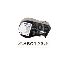 Лента для принтера этикеток Brady M4C-1000-595-WT-BK, всепогодная, непрерывная лента, 25.40 mm × 7.62 m, black on white, винил (170833)