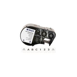 Лента для принтера этикеток Brady M4C-500-595-WT-BK, непрерывная лента, 12.7 mm × 7.62 m, black on white, винил, универсальные все (170818)