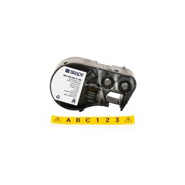 Лента для принтера этикеток Brady M4C-500-595-YL-BK, всепогодная, непрерывная лента, 12.70 mm × 7.62 m, black on yellow, винил (170820)