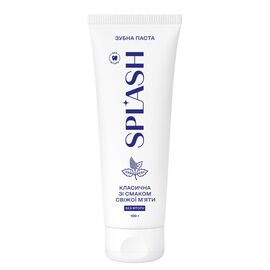 Зубная паста Splash Классическая Без фтора Со вкусом свежей мяты 100 г (4820266833206)