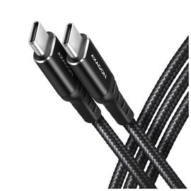 Дата кабель USB-C to USB-C 3.0m v3.2 Gen 1 PD 60W 3A black AXAGON (BUCM3-CM30AB)