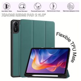 Чехол для планшета BeCover Flexible TPU Mate Xiaomi Redmi Pad 2 11.0" Dark Green (715598)