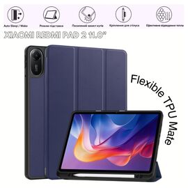Чохол до планшета BeCover Flexible TPU Mate Xiaomi Redmi Pad 2 11.0" Deep Blue (715597)