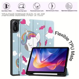 Чехол для планшета BeCover Flexible TPU Mate Xiaomi Redmi Pad 2 11.0" Unicorn (715604)