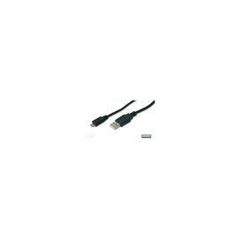 Дата кабель USB 2.0 AM to Micro 5P 1.0m black Digitus (AK-300127-010-S)