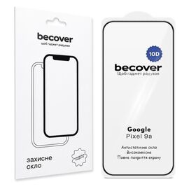 Стекло защитное BeCover 10D Google Pixel 9a Black (715715)