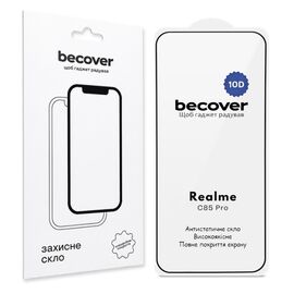 Стекло защитное BeCover 10D Realme C85 Pro Black (715705)