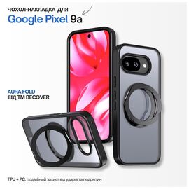 Чохол до мобільного телефона BeCover Aura Fold Google Pixel 9a Black (715665)