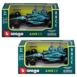Масштабная модель автомобиля Bburago Автомодель - Aston Martin AMR23 (2023) 1:43 (18-38090)