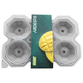Форма для льда Ardesto Fresh Diamond, 25х15х3.2см, силікон, сірий (AR2341T)