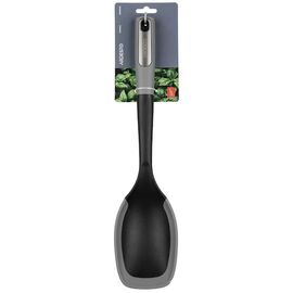 Ложка поварская Ardesto Gemini, 34см, пластик, силікон, сіро-чорний (AR2125G)