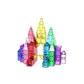 Конструктор Picasso магнитный Tiles The Building Blocks With Car 61 деталь (817338028244)