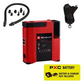Компрессор Einhell SUPPERO 18/380, аккумуляторный, 18V, 100 l/min, 18000 об/мин, 1.38 bar, 2.07 kg (без АКБ и ЗУ) (4020700)