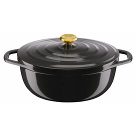 Кастрюля Tefal Air з кришкою 5.7л чорний (E2558904)