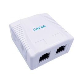 Комп'ютерна розетка Cablexpert RJ45x2 FTP, cat.6A (NCAC-2F6A-01)