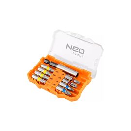 Набор бит Neo Tools 1/4", битодержатель, PH PZ TH, 25mm, сталь S2, кейс, 8шт (56-614)