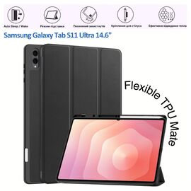 Чохол до планшета BeCover Flexible TPU Mate Samsung Galaxy Tab S11 Ultra (SM-X930/X936) 14.6" Black (715581)