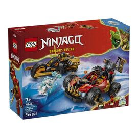 Конструктор LEGO NINJAGO Комбіновані транспортні засоби Кая та Коула (71864)