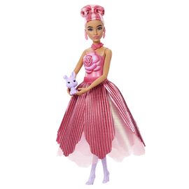 Кукла Barbie набор-сюрприз Petal Pop Красная роза (JMF59)