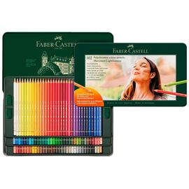Карандаши цветные Faber-Castell POLYCHROMOS 102 кольори в металевій коробці (210061) (33048)
