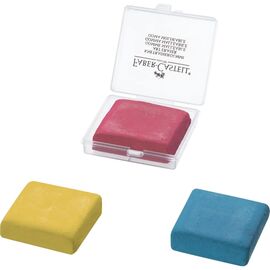 Ластик Faber-Castell «Клячка» Kneadable Art в пластиковой коробке, цвета ассорти (24292)