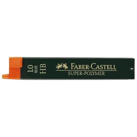 Грифель для механического карандаша Faber-Castell Super-Polymer НВ (диаметр 1,0 мм), 12 штук в пенале (11943)