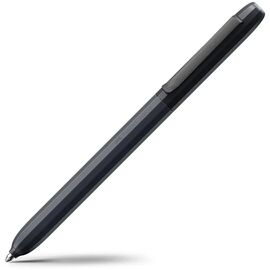 Ручка шариковая Faber-Castell поворотная серии AVORI Cosmic Flow, цвет корпуса черный, синяя ХВ (1,0 мм) (33067)