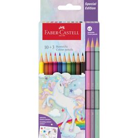 Карандаши цветные Faber-Castell PASTEL UNICORN 10+3 кольори (111219) (32515)