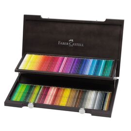 Карандаши цветные Faber-Castell Albrecht Drer акварельні, 120 кольорів, в дерев'яному пеналі (117513) (22239)