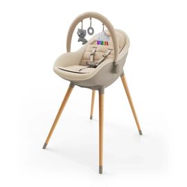 Стульчик для кормления Kinderkraft 2 в 1 Fini Up Beige (5902533930104)