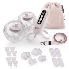 Молокоотсос Kinderkraft двойной электрический GentleFlow Pink (5902533931033)