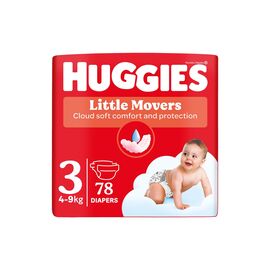 Подгузники Huggies Little Movers 3 (4-9 кг) Mega 78 шт (5029053548760)