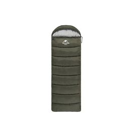 Спальный мешок Naturehike з капюшоном U250S NH20MSD07 (0°C) лівий, темно-зелений (6927595764305-L)