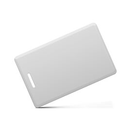 Бесконтактная карта Merlion MIFARE, 13.56MHz, 1K, толщина 1.6mm, white, с прорезью (MF-1K толстая)