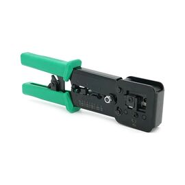 Инструмент Voltronic VegGieg V-E113, для обжима RJ-45 (8P8C) и RJ-12/11 (6P6C), 4P4C, черный/зеленый, Q10 (V-E113)