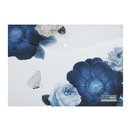 Папка - конверт Buromax А4 на кнопке, SHADES ARABESKI, полупрозрачная, темно-синяя (BM.3943-03)