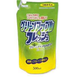 Средство для ручного мытья посуды Rocket Soap Kitchen Detergent Apple Сменный блок 500 мл (4903367091055)