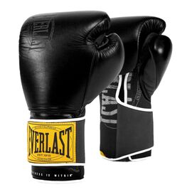 Боксерские перчатки Everlast 1910 Classic Training Glove P00001711 чорний 14 унцій (009283599928)