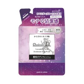 Гель для душа Rocket Soap Deodorant I'd Medicated Body Wash Дезодорирующий Лаванда Сменный блок 400 мл (4571113802264)