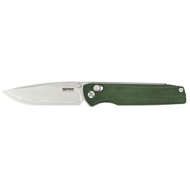 Нож SRM Terrier 140Cr, Green Micarta, Stonewash (258L-MG2)