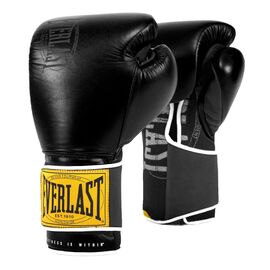 Боксерські рукавички Everlast 1910 Classic Training Glove P00001709 чорний 12 унцій (009283599829)