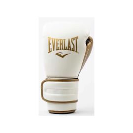 Боксерські рукавички Everlast PowerLock Boxing Training Gloves P00003049 білий, золотий 12 унцій (009283620110)