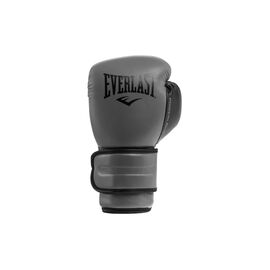 Боксерські рукавички Everlast PowerLock Boxing Training Gloves P00002305 сірий, чорний 12 унцій (009283608538)