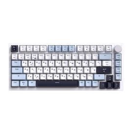 Клавіатура GamePro MK160 V2 Warden QLAB Sakura Linear RGB USB UA White (MK160-V2-BL-QS)