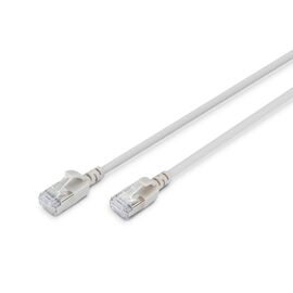 Патч-корд 0.3м, FTP, cat.6A, Sliim, AWG 32/7, Cu, LSZH, grey Digitus (DK-1632-A-003S)