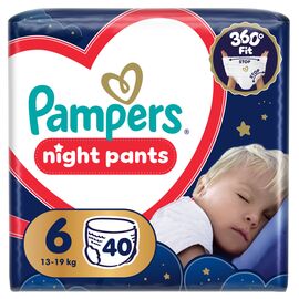 Подгузники Pampers Night Pants Розмір 6 (13-19 кг) 40 шт (8006530320603)