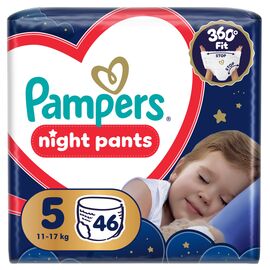 Подгузники Pampers Night Pants Розмір 5 (11-17 кг) 46 шт (8006530320658)