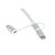 Дата кабель USB 2.0 AM to Lightning + Micro 5P + Type-C 1.0m Cablexpert (CC-USB2-AMLM32-1M-W), изображение 5 Дата кабель USB 2.0 AM to Lightning + Micro 5P + Type-C 1.0m Cablexpert (CC-USB2-AMLM32-1M-W), изображение 5