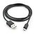 Дата кабель USB 2.0 AM to Micro 5P PVC 1m black Vinga (VCPDCM1BK), зображення 2 Дата кабель USB 2.0 AM to Micro 5P PVC 1m black Vinga (VCPDCM1BK), зображення 2